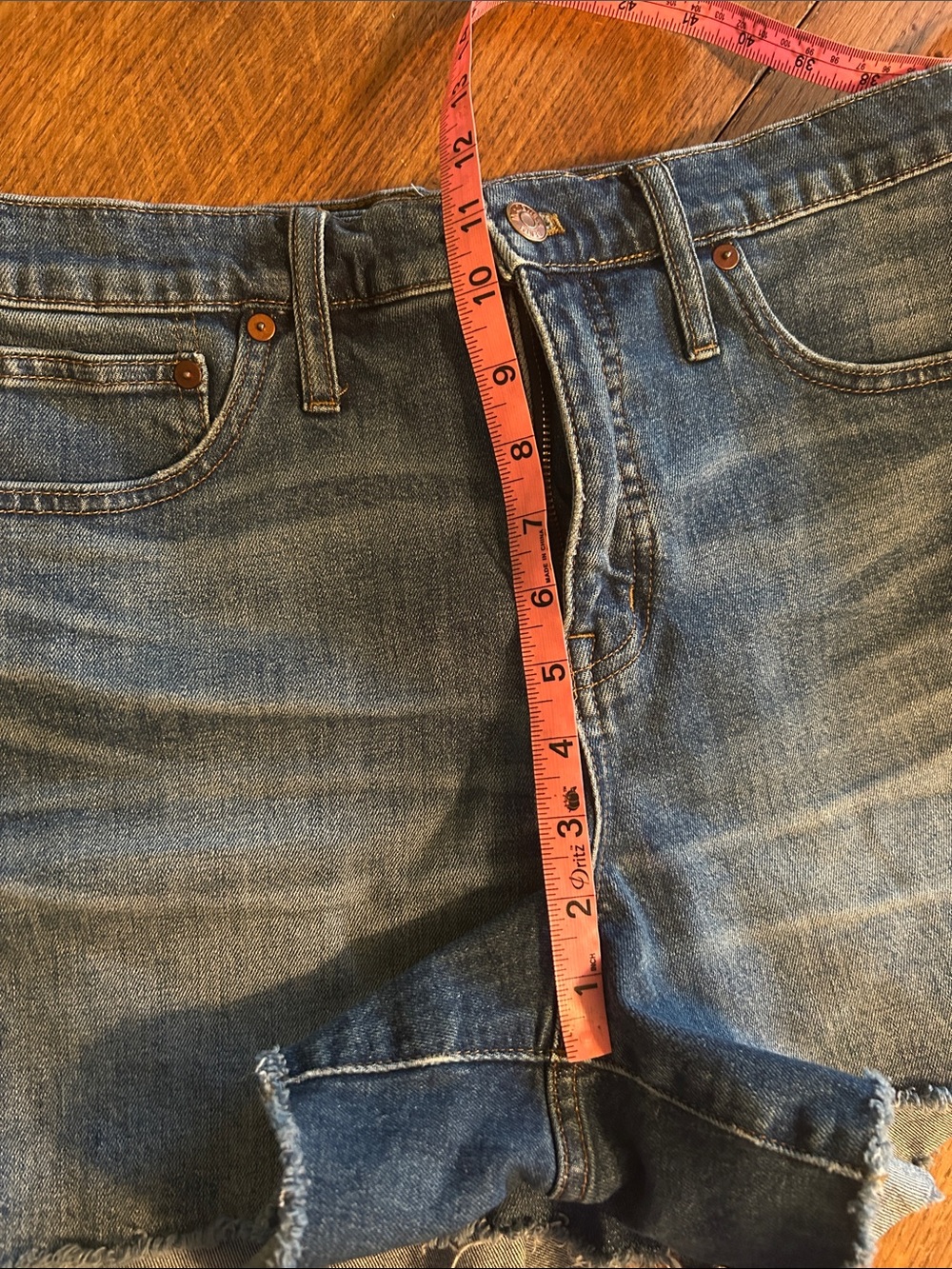 High Rise denim shorts - Picture 13 of 14